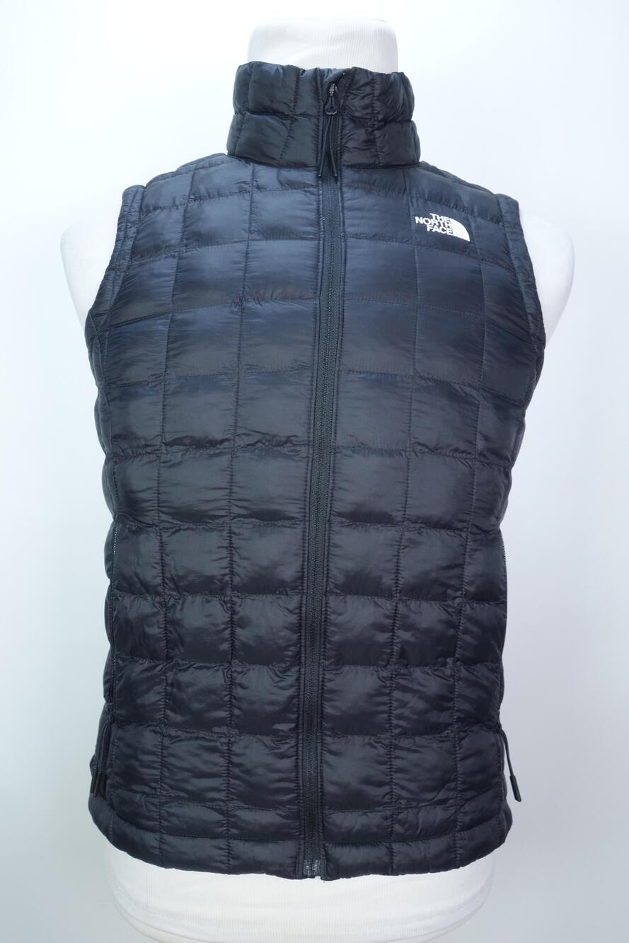 The North Face ThermoBall Eco Vest Womens S Black Quilted Insulated NF0A5GLF